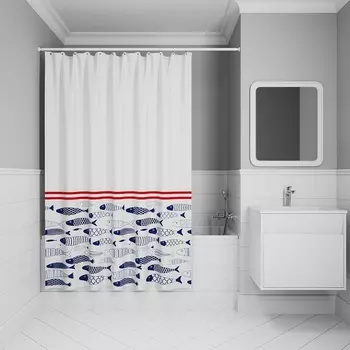 Штора для ванной Iddis Base BO04P18i11 белый