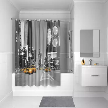 Штора для ванной Iddis Basic B24P218i11 серый