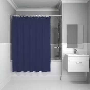 Штора для ванной Iddis Promo P05PE18i11 темно-синий