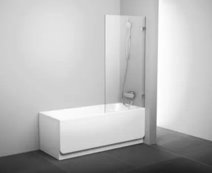 Штора для ванной Ravak Brilliant BVS1-80 хром+транспарент 7U840A00Z1