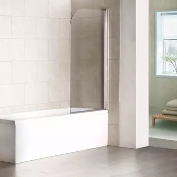 Шторка для ванной 80 см Good Door Screen H-80-C-CH ПД00083 стекло прозрачное