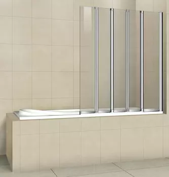 Шторка для ванной Cezares Pratico V5 120/140 C Cr