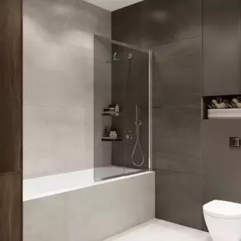 Шторка на ванну Terminus Hoto 1CS150х90CT