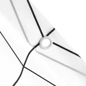 Шторки для ванной РМС РМС ШП-03, белый