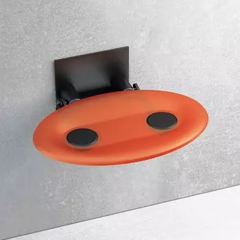 Сиденье для душа Ravak Ovo-P B8F0000044, Orange/Black