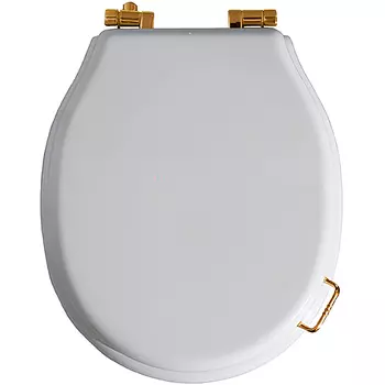 Сиденье для унитаза Simas Lante LA007bi/br белый, микролифт