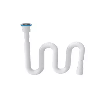 Сифон для раковины Nova 1261 D50 мм белый