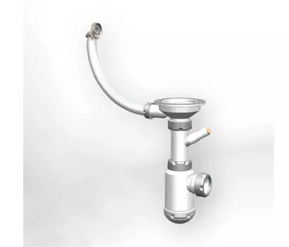 Сифон Granula Grand СФ-0021 белый