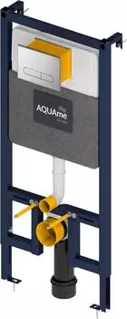 Система инсталляции для унитазов AQUAme AQM4001CR с кнопкой смыва хром глянец