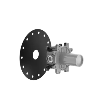 Скрытая часть для смесителя однорычажного Gessi 63412#239, серый / черный