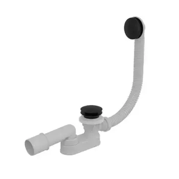 Слив-перелив для ванны AlcaPlast A507BLACK-100 черный