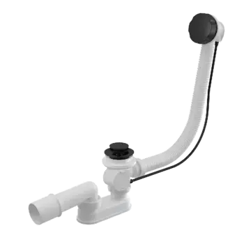 Слив-перелив для ванны AlcaPlast A55BLACK-120 черный