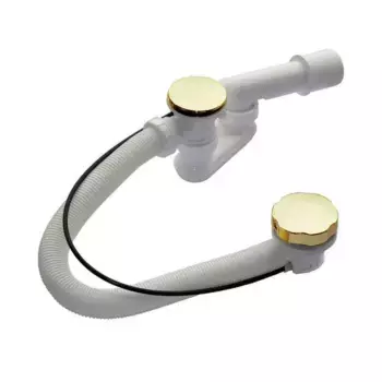 Слив-перелив для ванны AlcaPlast A55GOLD-80-RU-01 золото