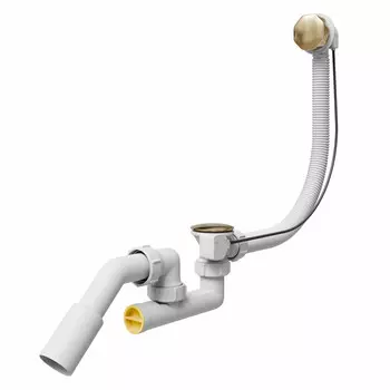 Слив-перелив для ванны Milacio Ultra MCU.014.GD брашированное золото