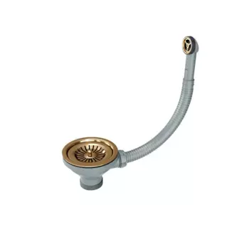 Слив-перелив для ванны Paulmark PM6022-BG золото