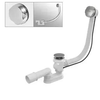 Слив-перелив для ванны Riho Dana 560100230 хром