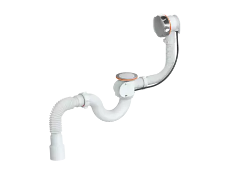 Слив-перелив для ванны РМС СВ-П/А, белый