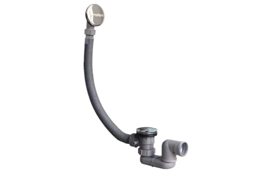 Слив-перелив для ванны Royal Bath Cliv-pereliv ClickClack, серый