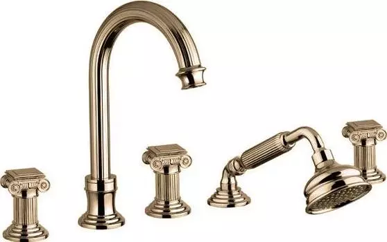 Смеситель на борт ванны Cezares Olimp BVD 02 O бронза