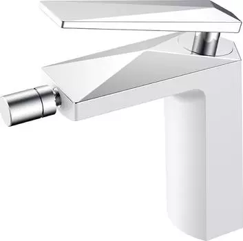 Смеситель для биде Boheme Venturo 376-W, белый/хром