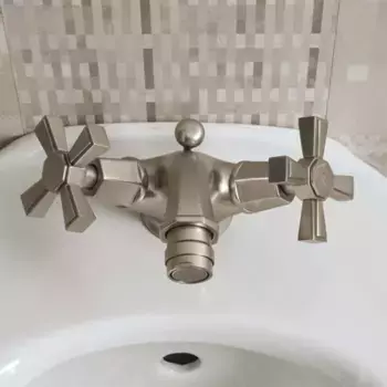 Смеситель для биде Sbordoni Deco DP76NI серый