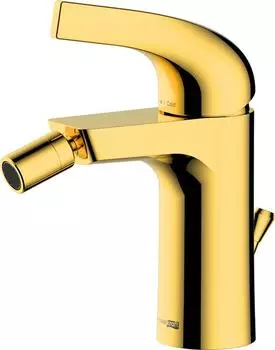 Смеситель для биде WasserKraft Sauer 7106, глянцевое золото