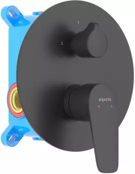 Смеситель для душа Aquatek AQ1146MB Бетта, черный
