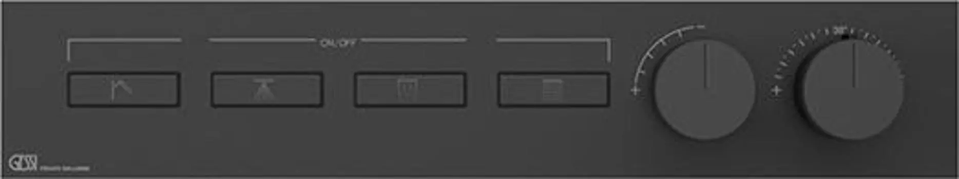 Смеситель для душа Gessi Hi-Fi 63016#299 термостатический, black XL