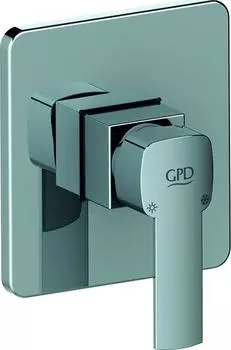 Смеситель для душа GPD Pedra MAD160 хром