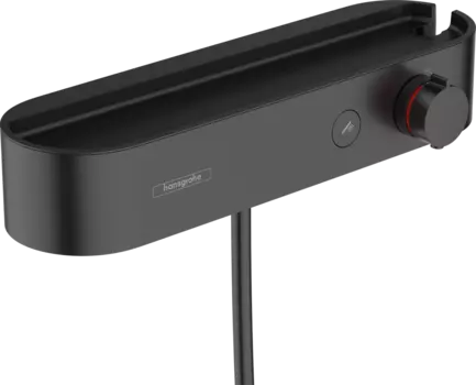 Смеситель для душа Hansgrohe ShowerTablet Select 24360670 термостатический, матовый чёрный