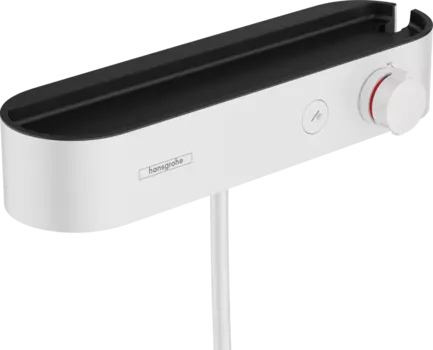 Смеситель для душа Hansgrohe ShowerTablet Select 24360700 термостатический, матовый белый