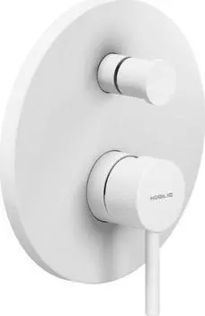 Смеситель для душа Nobili Live LV00100/EWM, белый матовый