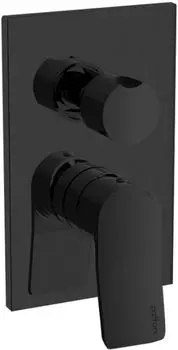 Смеситель для душа Paffoni Tilt TI018NO/M с внутренней частью, черный