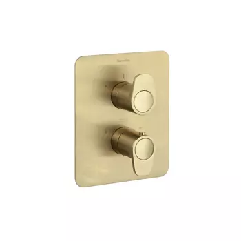 Смеситель для душа RamonSoler Alexia 362411SOC золото брашированное, термостат