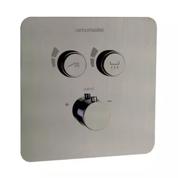 Смеситель для душа RamonSoler Rs smart 85T201SNC никель брашированный, термостат