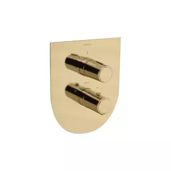 Смеситель для душа RamonSoler Tzar 342411SOC золото брашированное, термостат