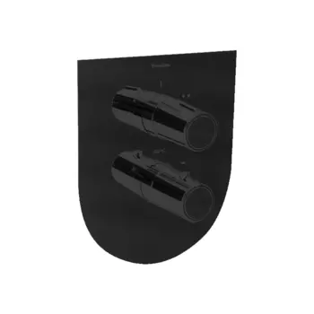 Смеситель для душа RamonSoler Tzar 348712SNM черный матовый, термостат