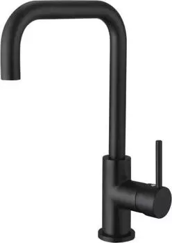 Смеситель для кухни AQUATEK (квадратный излив), матовый черный AQ1080MB
