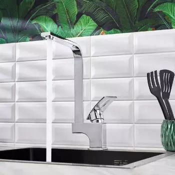 Смеситель для кухни BOOU B8213-23J, хром