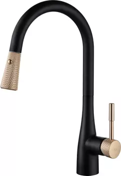 Смеситель для кухни D&K Rhein.Schiller DA1462517D черный