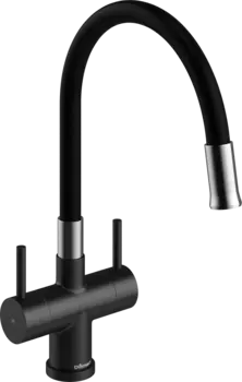 Смеситель для кухни Domaci Ливорно WFD04023 черный