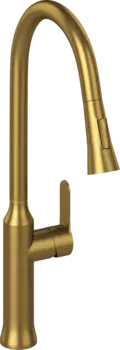 Смеситель для кухни Domaci Ливорно WFD04162 матовое золото