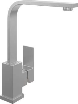 Смеситель для кухни Domaci Равенна DM-051122 нержавеющая сталь, однорычажный, вращающийся