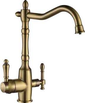 Смеситель для кухни Domaci Равенна U-18 бронза
