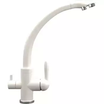 Смеситель для кухни Domaci Солерно UQ-017-01, с подключением к фильтру, цвет жасмин