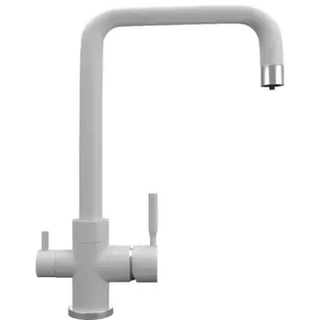 Смеситель для кухни Domaci Солерно UQ-019-04, с подключением к фильтру, цвет платина