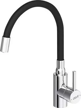 Смеситель для кухни Dorff Logic D3007622, хром/черный