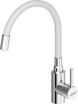Смеситель для кухни Dorff Logic D3007633, хром/белый