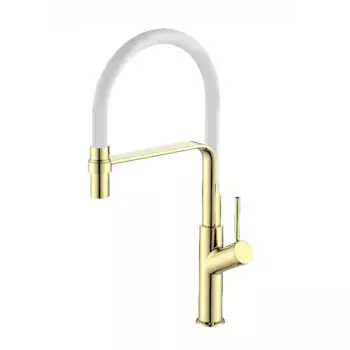 Смеситель для кухни Esko K50GW золото,белый