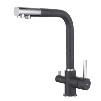 Смеситель для кухни GranFest 3611 графит черный